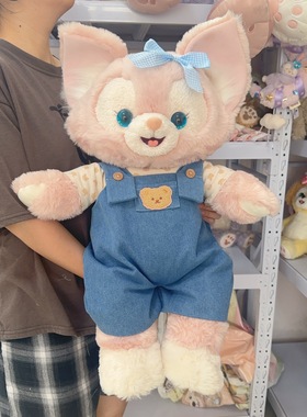 南风格子手作23英寸M码玲娜贝儿着替LinaBell新款小熊牛仔背带裤