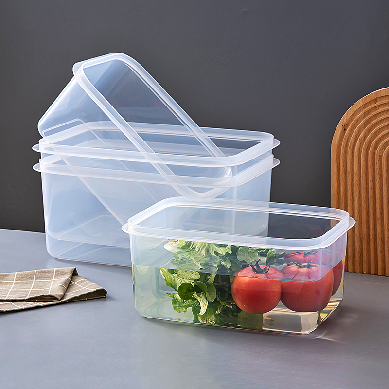 麻辣烫选菜盆食品级长方形商用菜品展示盒塑料冰箱冷柜食品专用盆