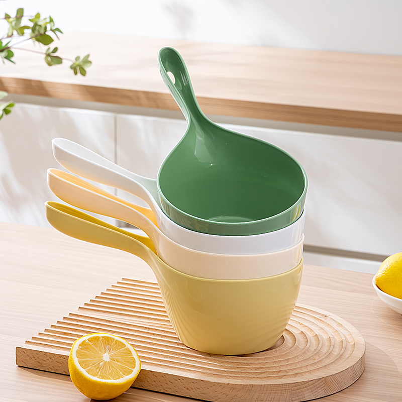 水瓢家用厨房加厚塑料水勺儿童婴儿洗澡洗头杯舀水勺耐摔浇花勺子