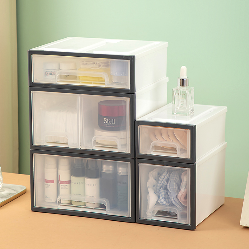 桌面抽屉式化妆品收纳盒