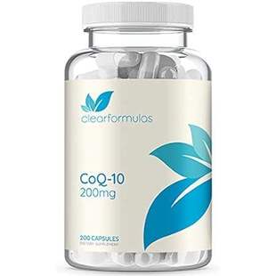 Capsules 200 200mg CoQ10 Absorption Quick Formulas Clear