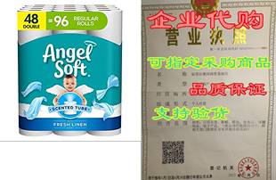 with Fresh Angel Linen Toilet Soft Paper Scent Double