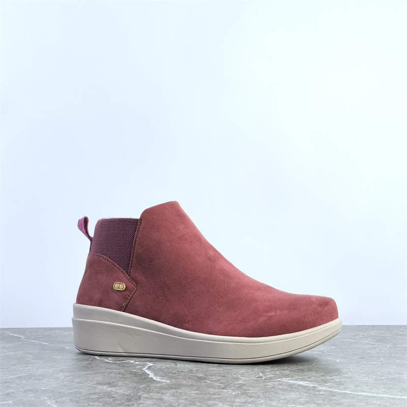 出美单中帮运动鞋女鞋绒布面拼接侧拉链休闲鞋耐磨防滑厚底健步鞋,运动鞋new,运动休闲鞋,淘宝优惠券,粉丝福利购,淘宝优惠卷