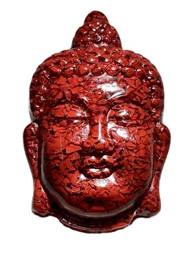 正品朱砂吊坠晶体砂佛头挂件朱砂小佛吊坠笑佛挂坠晶体颗粒中含量