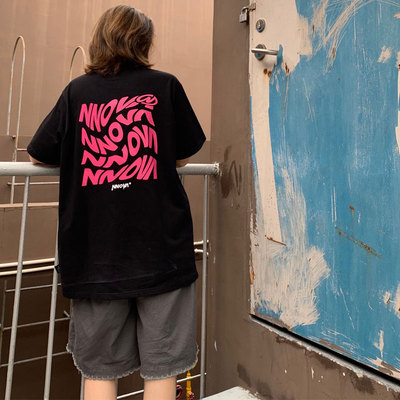 NNOVA男女同款个性情侣装t恤