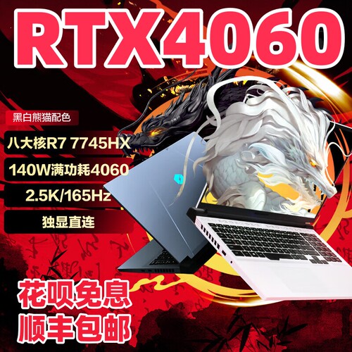 机械革命蛟龙16Pro旷世极光游戏笔记本电脑3060分期联想华硕4060