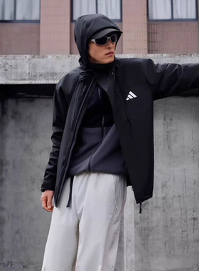 Adidas阿迪达斯V 3IN1 FLC JKT 男款秋冬三合一休闲冲锋衣JM9140