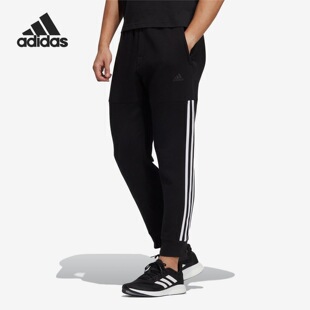Adidas阿迪达斯FI 3S KNPT男子舒适透气运动休闲束脚长裤HE7445