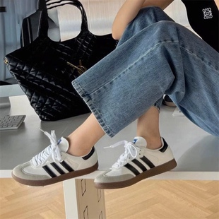 Adidas阿迪达斯SAMBA OG男女同款低帮舒适耐磨运动休闲板鞋B75806