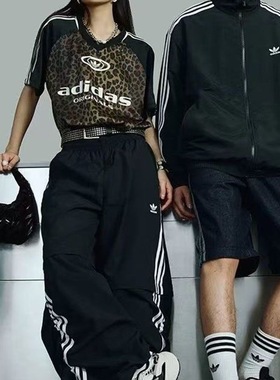 Adidas阿迪达斯MINI BAG经典女款拉链简约运动休闲手拎包HK0154