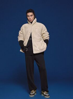 Adidas阿迪达斯ADV DTC FZ FLCE男子运动休闲抓绒保暖外套IL5169