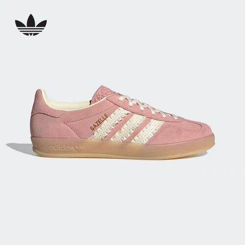 Adidas阿迪达斯GAZELLE INDOOR男女同款低帮耐磨休闲板鞋 JS1413
