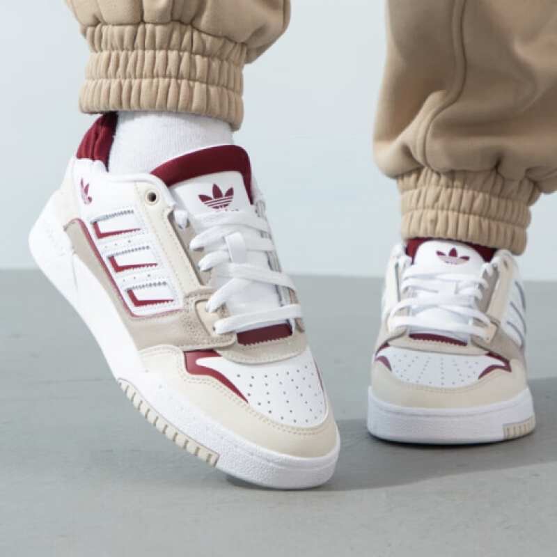 Adidas阿迪达斯DROP STEP LOW 2.0 男女同款复古休闲板鞋IG4335
