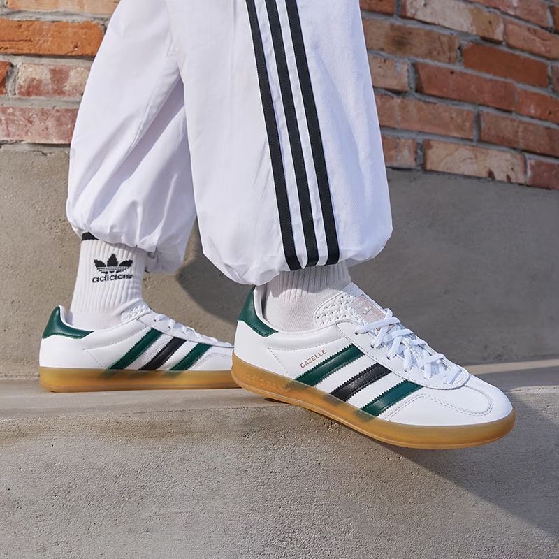 Adidas阿迪达斯GAZELLE INDOOR三叶草男女低帮耐磨休闲板鞋IE2957