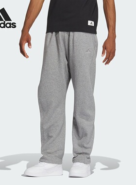 Adidas阿迪达斯AS PANTS男子冬季加绒保暖运动休闲直筒长裤IX6817