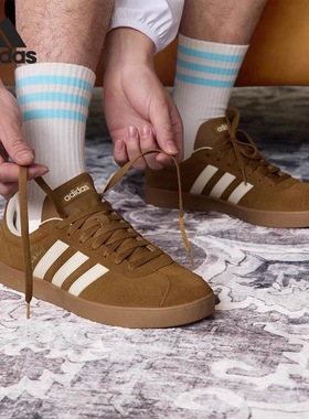 Adidas阿迪达斯VL COURT CLASSIC男女同款复古运动休闲板鞋KK3773