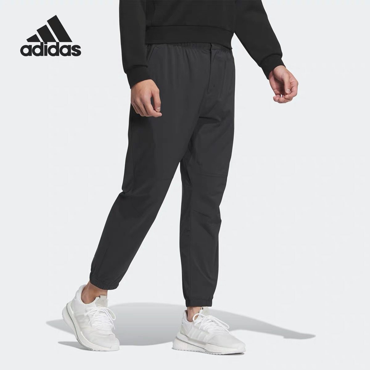 Adidas阿迪达斯TH LW WV PNT男子收口透气运动休闲跑步长裤IA8131