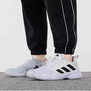 Adidas阿迪达斯Barricade 男子低帮轻便耐磨运动休闲网球鞋ID1548
