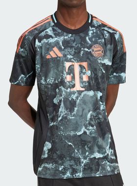 Adidas阿迪达斯FCB A JSY男子夏季舒适透气运动休闲短袖T恤IZ3130