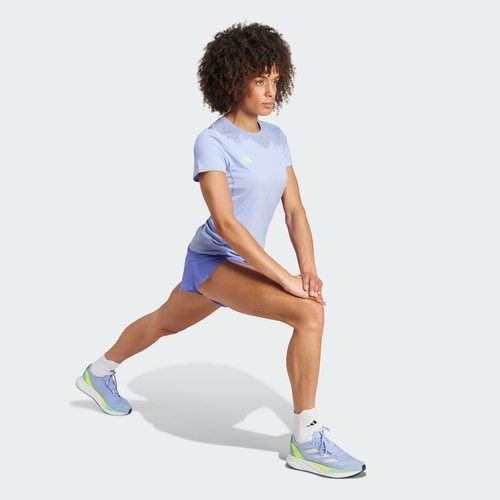 阿迪达斯ADIZERO女透气跑步T恤