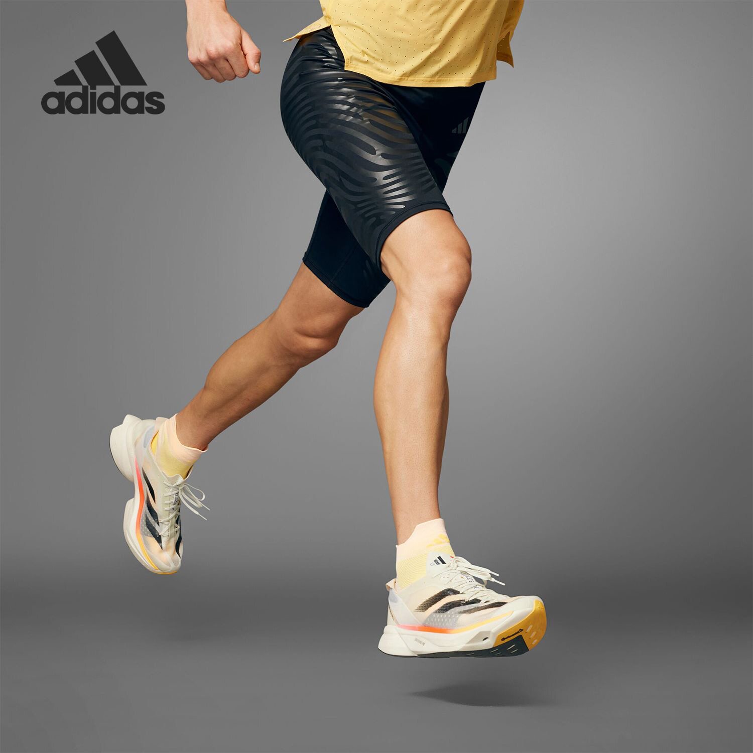 Adidas阿迪达斯ADIZERO S TGT R男子运动训练紧身弹性短裤 IK9716