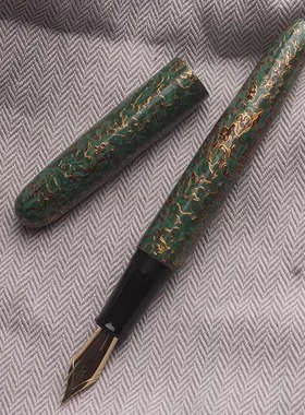 胖叔钢笔大漆生漆Tramol采墨黑色进口硬橡胶德国Jowo6号镀金笔尖