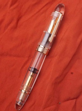 胖叔钢笔末匠p140透明亚克力大容量活塞彩墨8号40号大笔尖