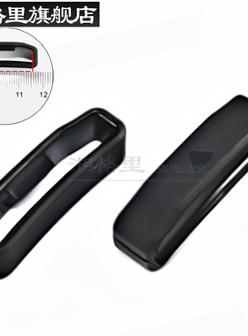 硅胶表圈活动环适用于佳明GarminFenix飞耐时1 2 3表带环黑色表扣