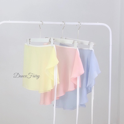 仙女云裳芭蕾裙手工定制进口精品雪纺弹力系带舞蹈半裙Slownov版