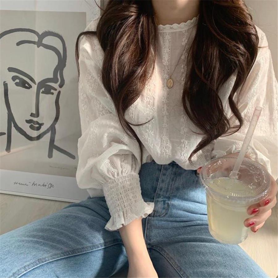 womenclothes灯笼袖蕾丝