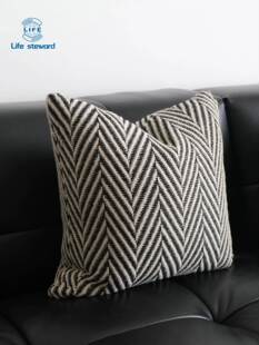 人字纹毛线靠枕套时尚装饰抱枕套个性枕套cushion cover pillow