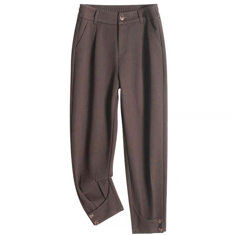 200斤秋冬显瘦哈伦裤小脚裤外贸特大码女装速卖通亚马逊欧美风潮