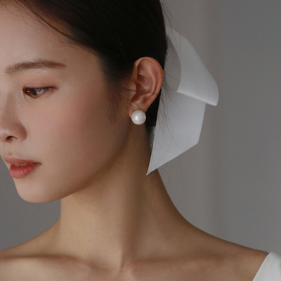 韩国原版ins网红款复古珍珠耳钉