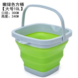 钓鱼打水桶洗车水桶折叠水桶美术大号车载可收缩便携式户外汽车用
