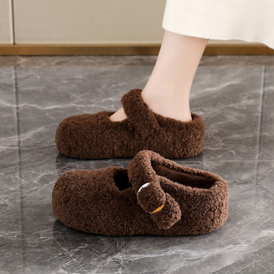 【爆款推荐】棉拖鞋女休闲百搭