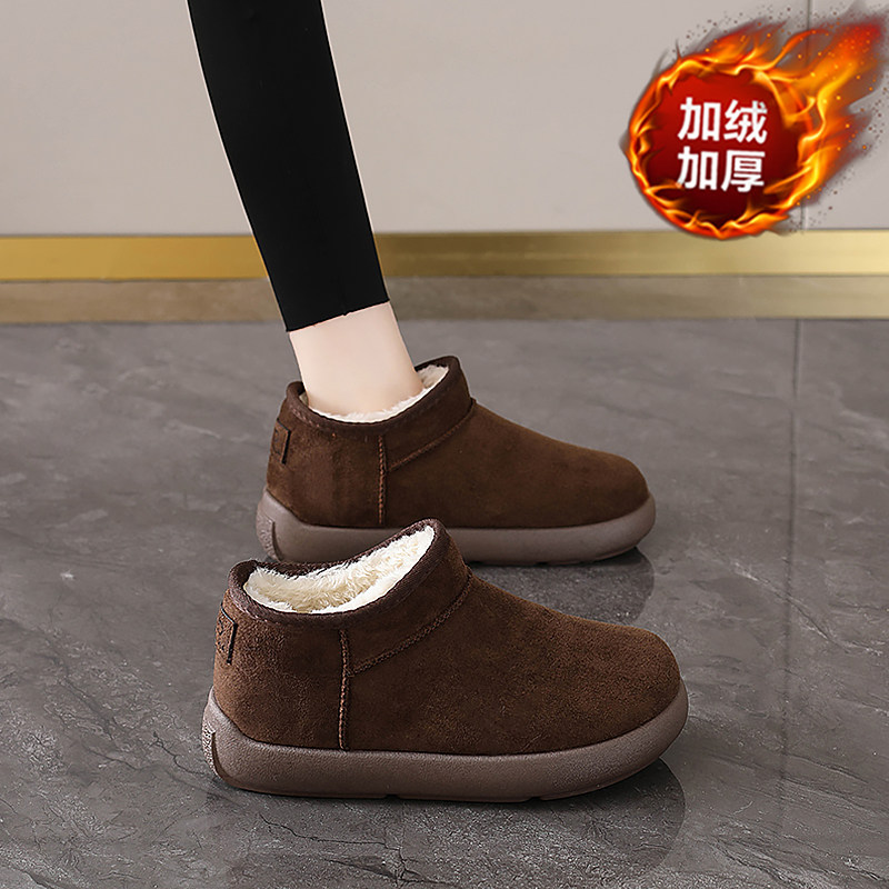 老北京棉鞋女2025冬季加绒加厚妈妈鞋一脚蹬不累脚孕妇保暖布鞋女,女鞋,浅口单鞋,淘宝优惠券,粉丝福利购,淘宝优惠卷