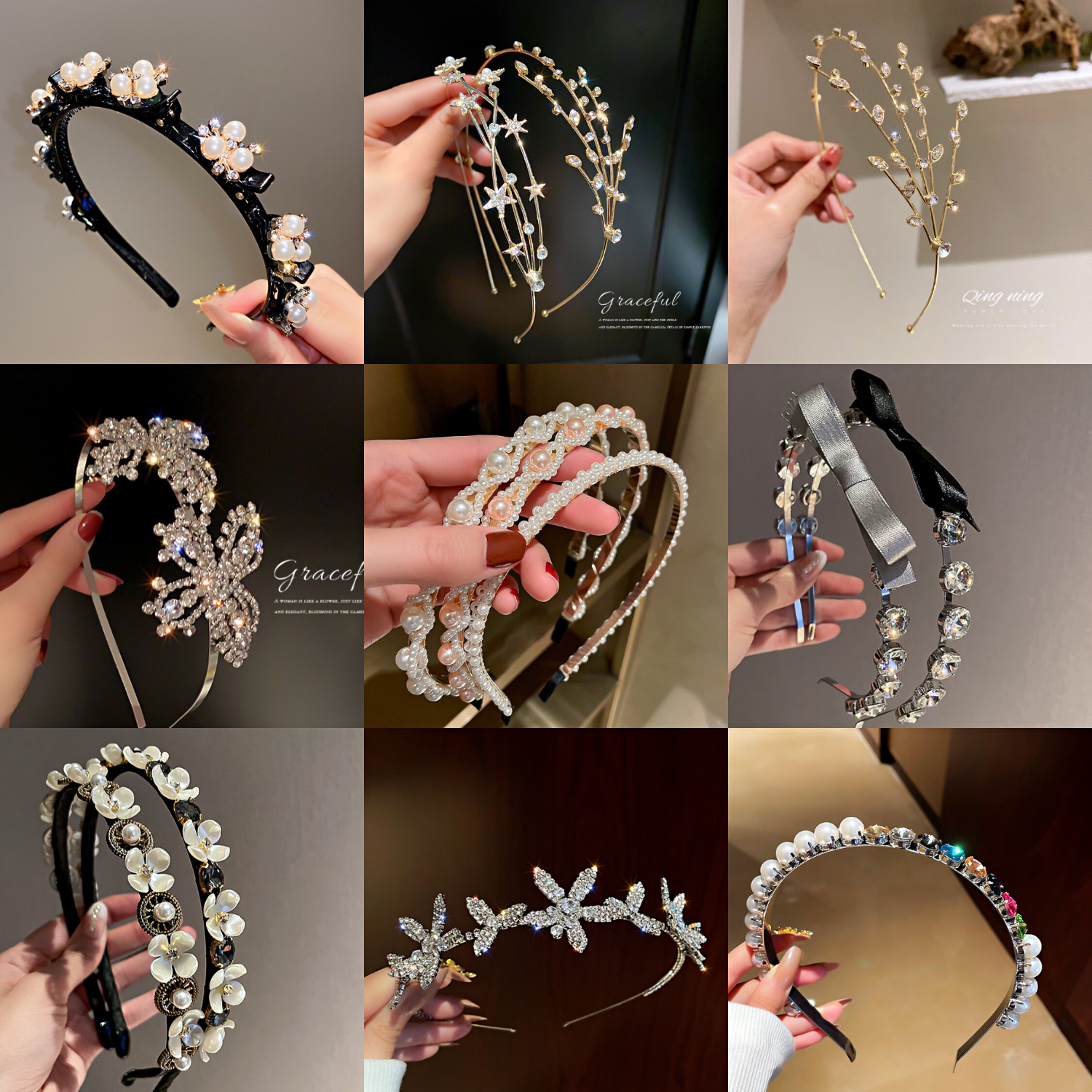 小七珍珠发箍超仙女发带压发头箍复古法式气质头饰发饰发夹发卡