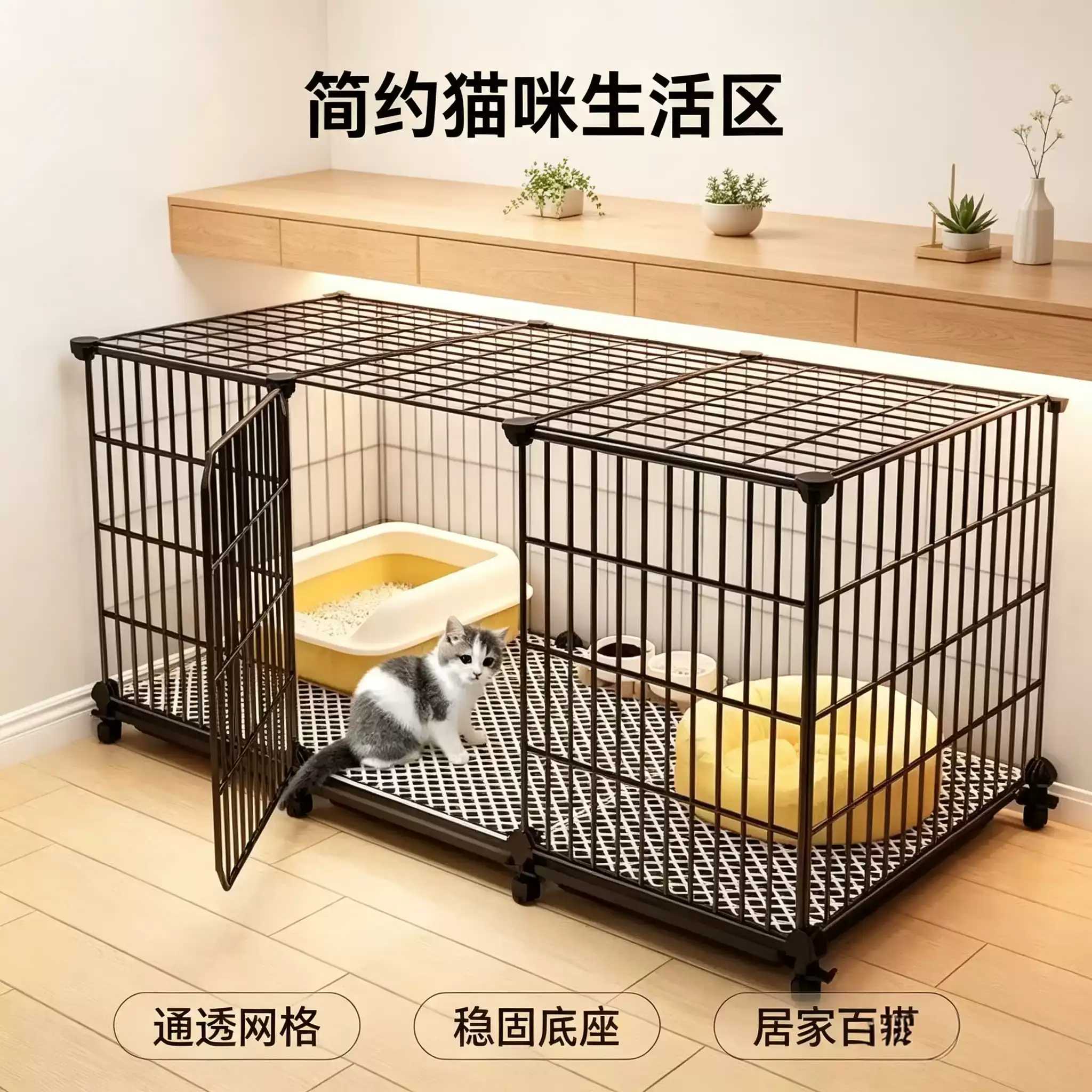 养猫专用房子猫空笼家用室内超大