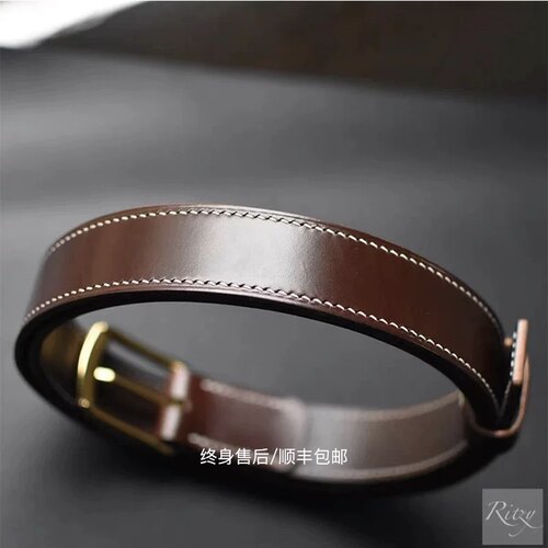 ritzy手工皮具真皮高端马缰革