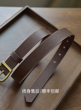 真皮皮带Ritzy手工皮具女士