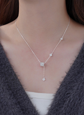 999纯银路路通小蛮腰流苏项链