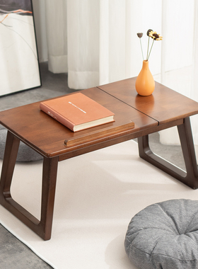 全实木炕几家用飘窗桌小茶几榻榻米炕桌床上电脑桌茶桌卧室小书桌