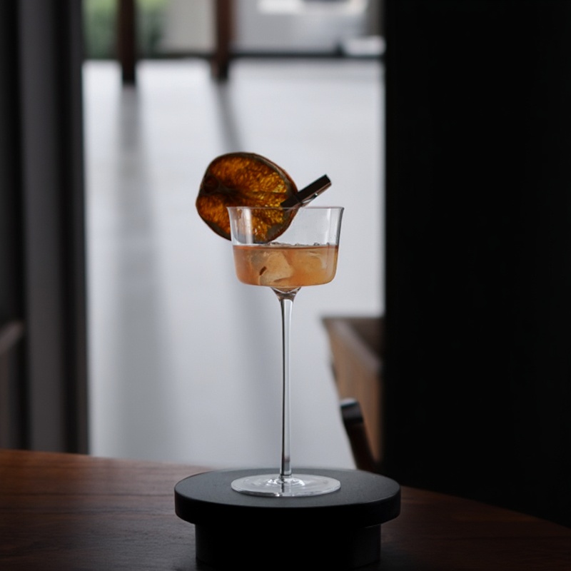 法式复古小众高级感 葡萄酒杯 热红酒香槟杯 鸡尾酒杯高脚咖啡杯