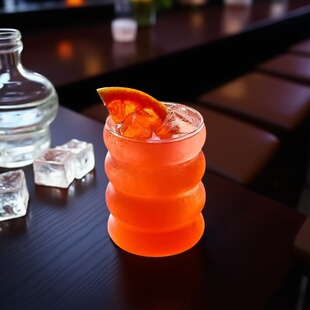 ins韩式 高硼硅毛毛虫杯咖啡杯可爱水杯子耐热玻璃杯家用牛奶杯