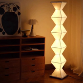 Lazy无尽之柱落地灯客厅沙发旁卧室书房样板间展厅设计民宿装 饰灯