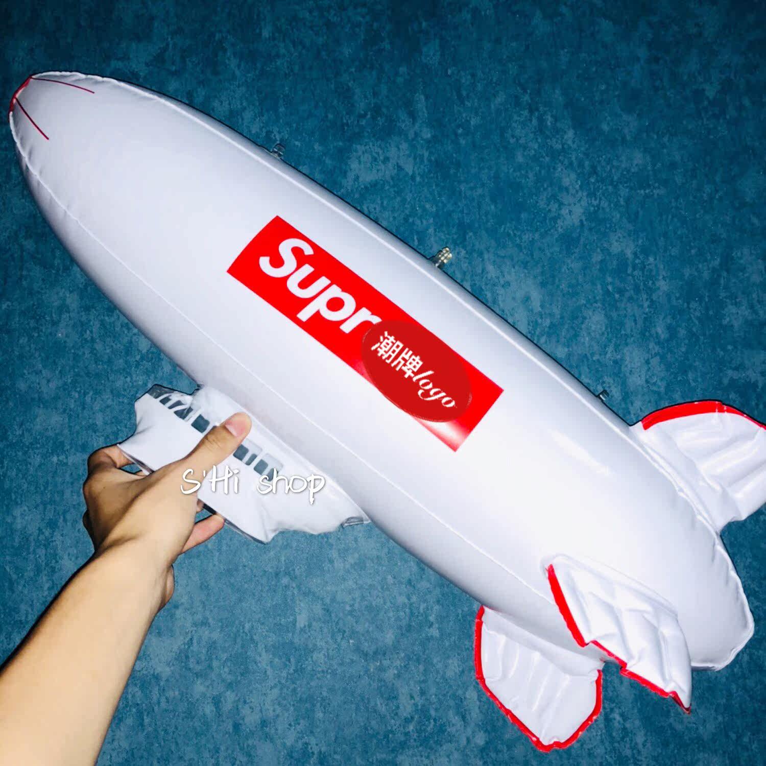 Supreme 17FW box lnflatable Blimp inflation Spaceship Airship Toy planesin the Festive supplies/Gift , Balloon/Floating air ball , Balloon  category - from Buy2taobao.com to provide professional Taobao agent buy service