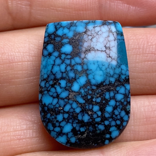 绿松石乌兰花牌子 高27mm