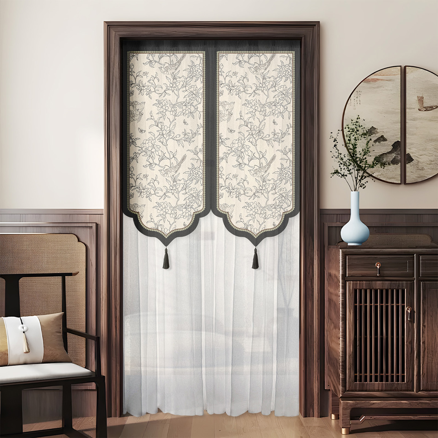 春燕门帘隔断帘防蚊家用卧室卫生间2025新款高档隐私遮挡帘