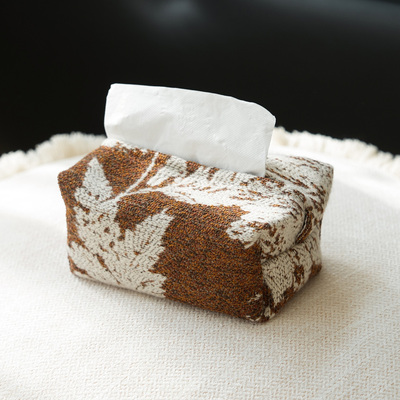 秋韵绣纸巾盒客厅家用纸巾抽车载轻奢高档纸巾盒卧室抽纸盒高级感