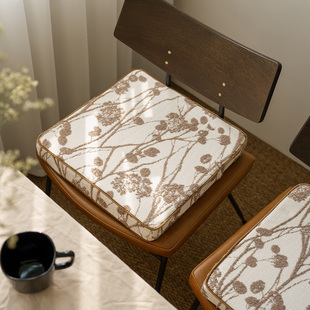 暖咖枝叶扶苏客厅坐地上蒲团软坐垫榻榻米看书卡通椅垫可拆洗